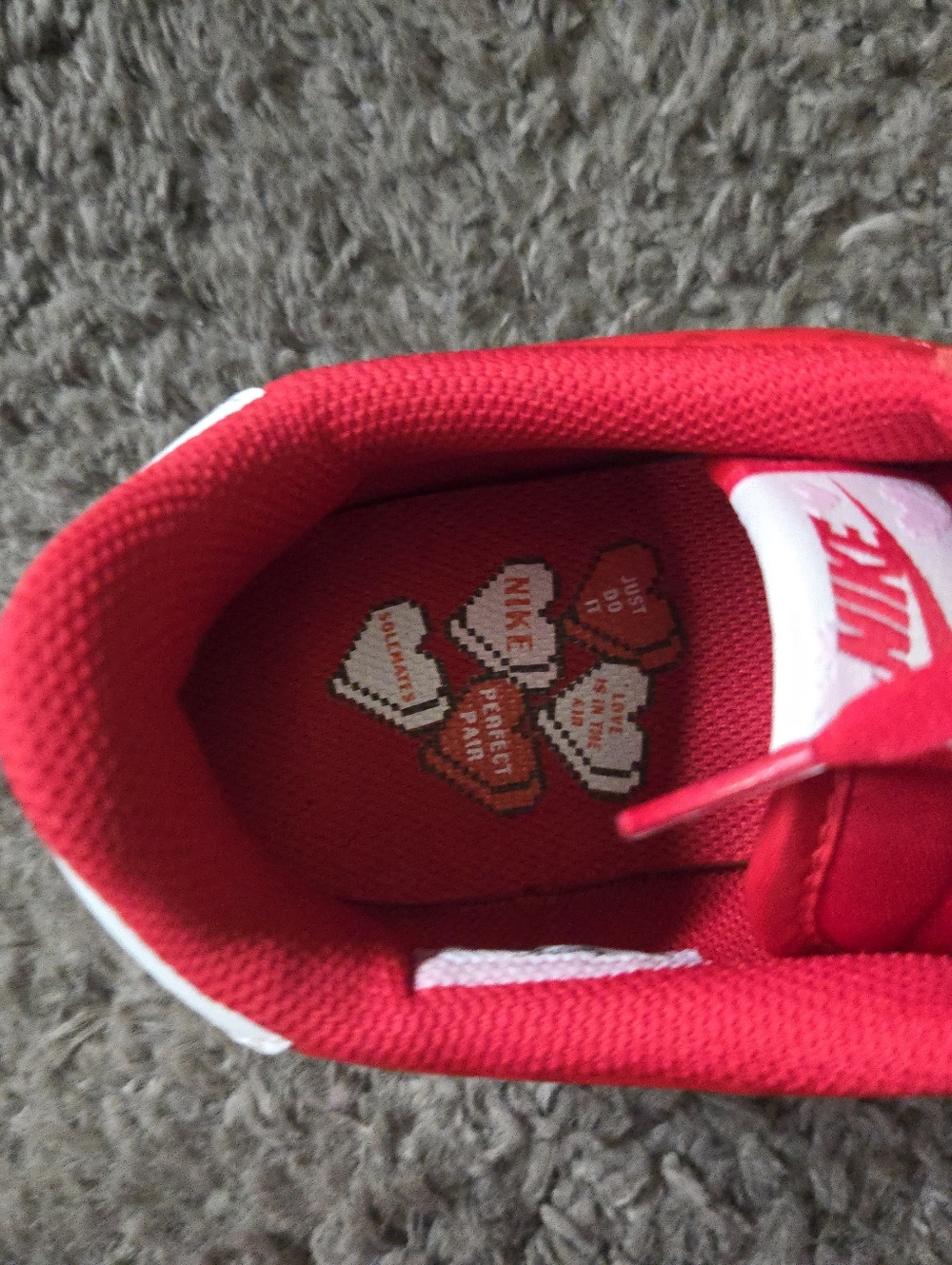 Nike Kids Cortez Bg Youth Size 6y Red And White Valentines Day 032026 - Picture 4 of 11